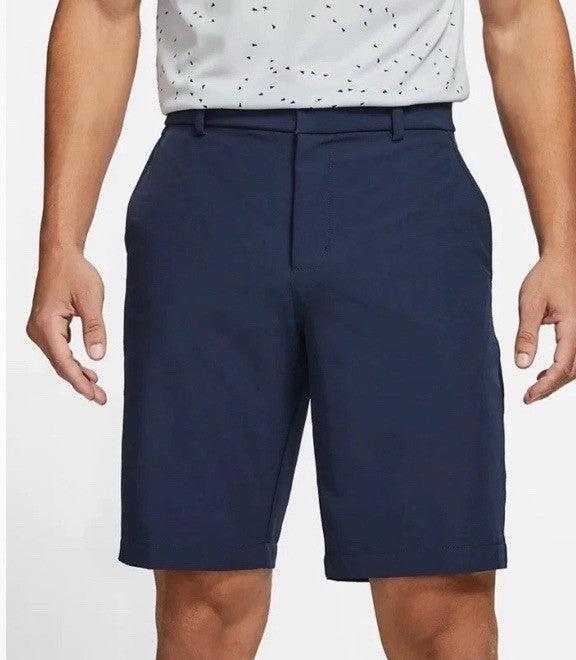 Nike Men’s Golf Shorts Dri-Fit Flex Core Standard Fit Stretch-Navy- 42W-New $68