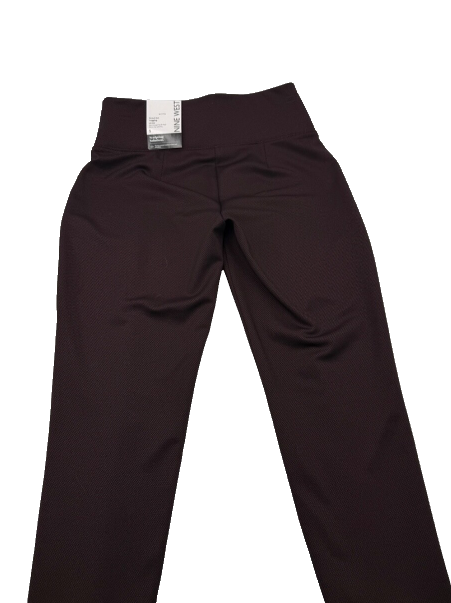 $36 Nine West Women’s- Mid Rise Ponte Legging- Plum- Small-New Tag
