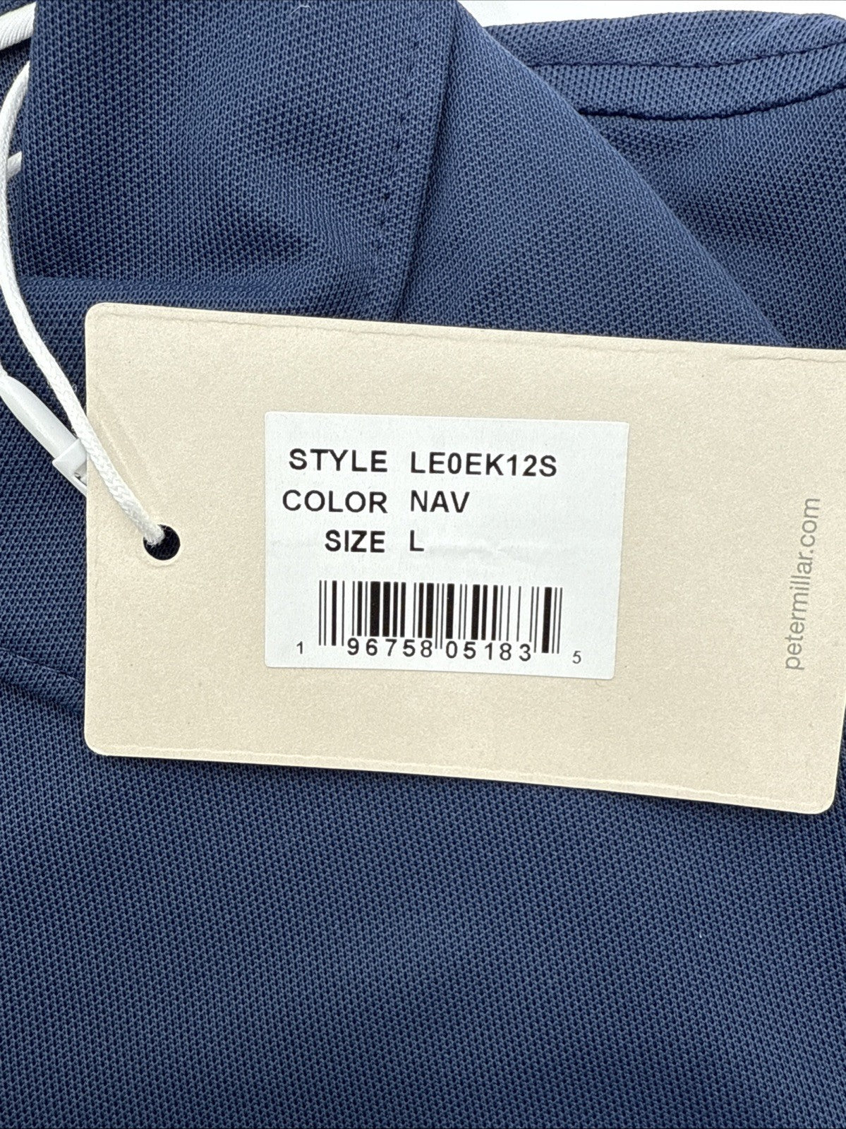 $85 Peter Millar Women’s Sleeveless Banded Polo Shirt - Navy - Large - New Tag