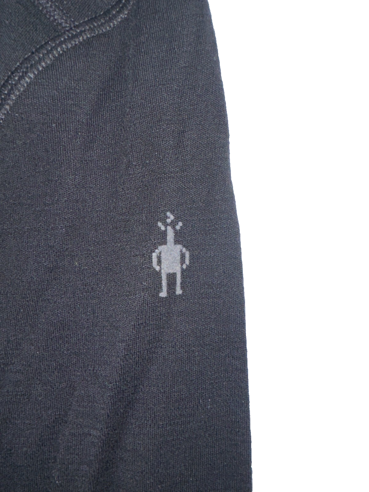 $120 Smartwool Men's Classic Thermal Merino 1/4 Zip Base Layer Top-Black-Small