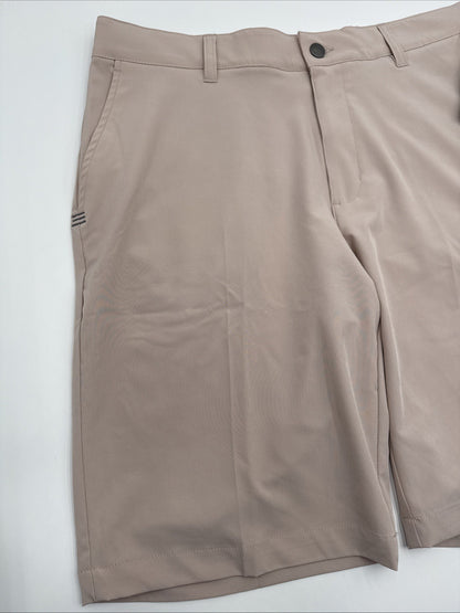 $70 Adidas Men's Ultimate 365 Stretch 10" Inseam Golf Shorts-Wonder Taupe-32W