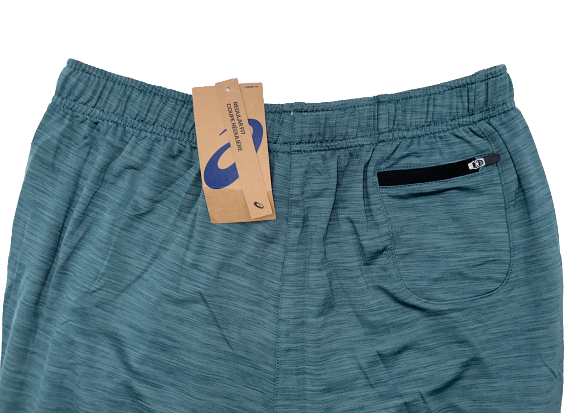 $55 Asics Men's FP Pant - Foggy Teal Spacedye - Medium - New With Tags