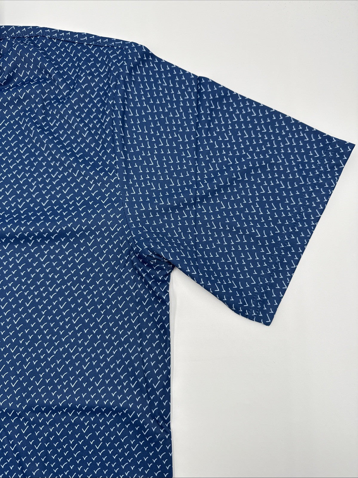 $65 Swannies Men’s Golf Ashton Polo Shirt- Navy Blue - Small- New With Tags