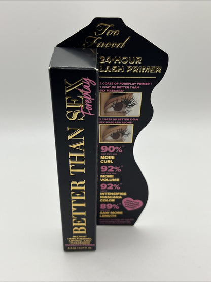 NEW Too Faced Better than Sex Foreplay Mascara Primer Makeup Full Size 0.27oz