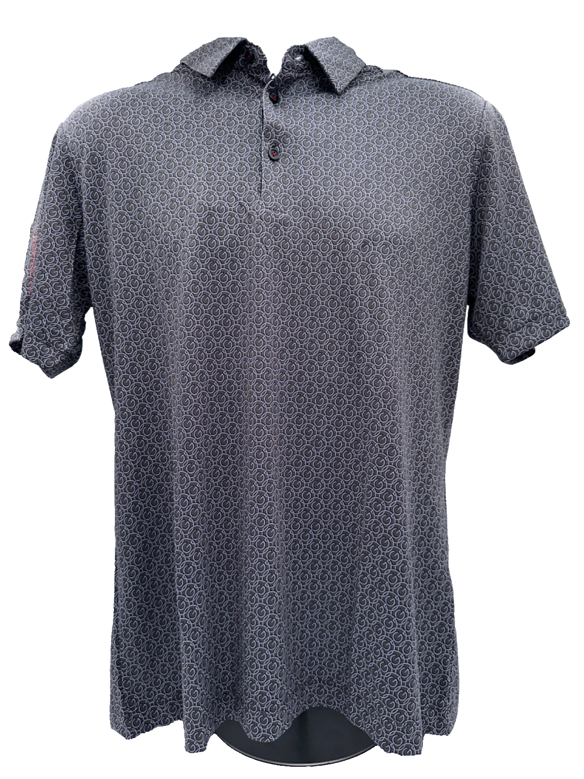 $110 Galvin Green Men’s Mauro Shirt V8+ Polo- Sharkskin/White- Medium - New tag