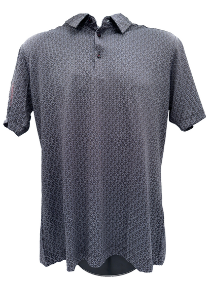 $110 Galvin Green Men’s Mauro Shirt V8+ Polo- Sharkskin/White- Medium - New tag