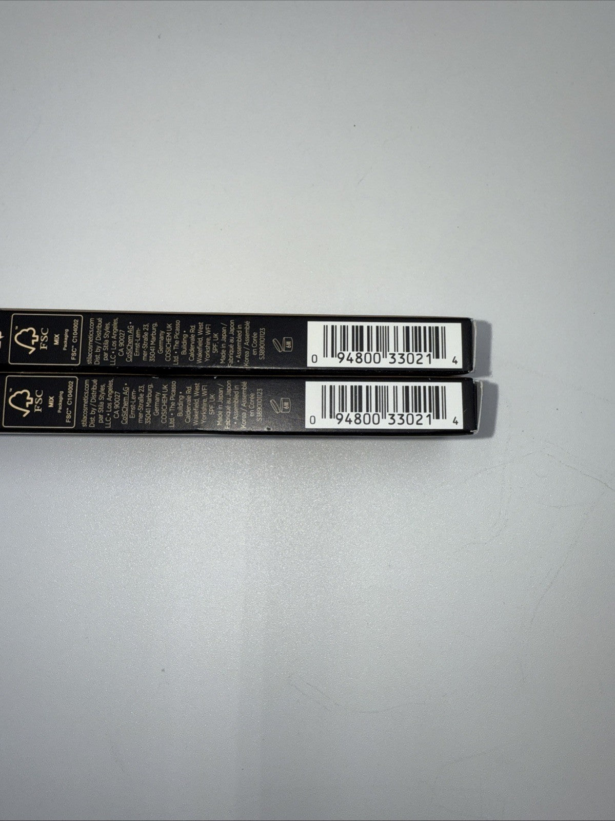 2 PACK Stila Stay All Day Waterproof Liquid Eye Liner “Intense Black” Full Size