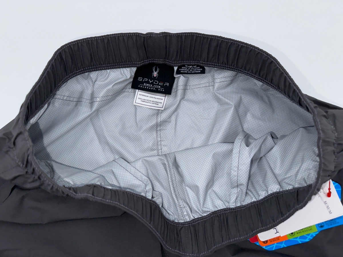 $119 Spyder Men’s Waterproof Hiking Pants - Grey - Medium - New With Tags