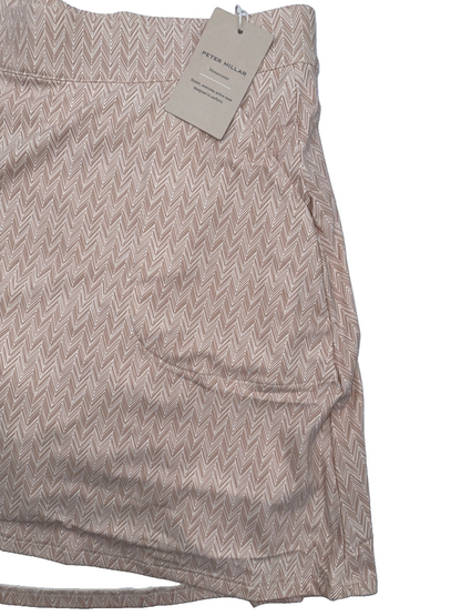 $140 Peter Millar Women’s Golf Skort LF24EB21N - Camel - Medium- New with tag