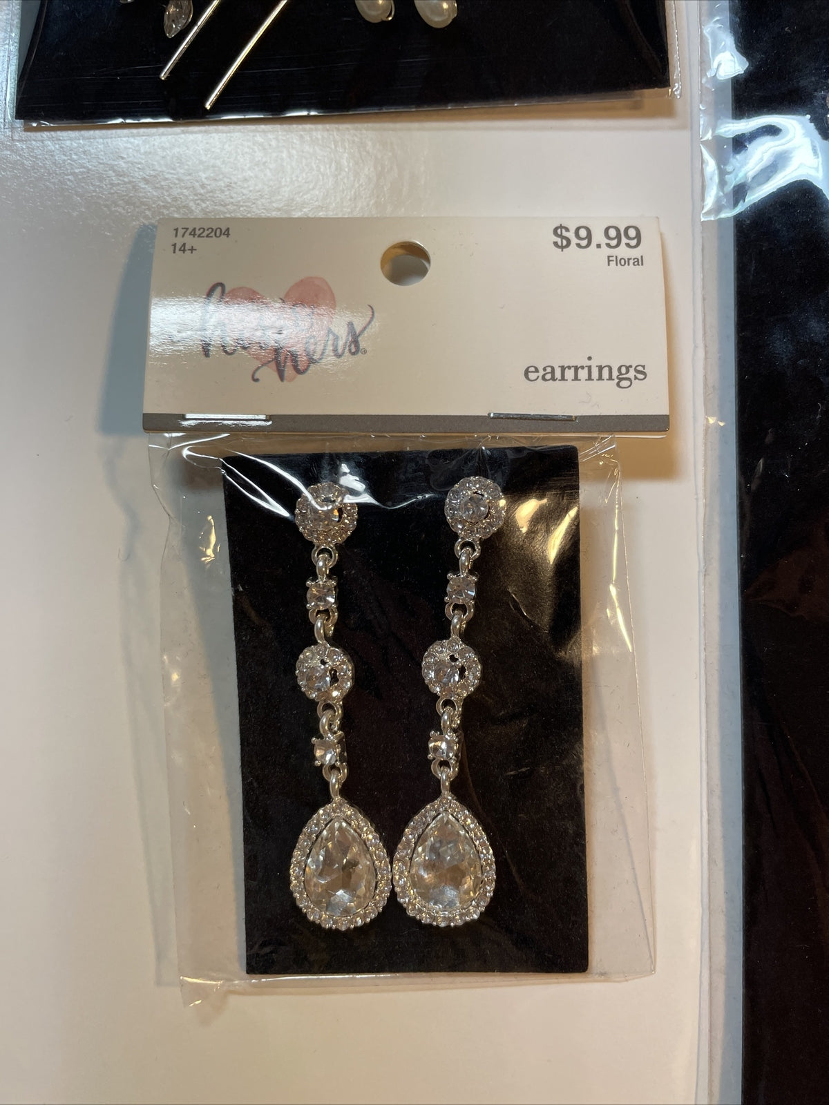 Combo Lot 3 PCs Studio His & Hers WEDDING: EARRING SET - HAIR COMB - Head Band