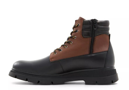 Aldo Men’s Mayfair Lace Boots - Black/Brown- Size: 10M - NEW - Retail $149