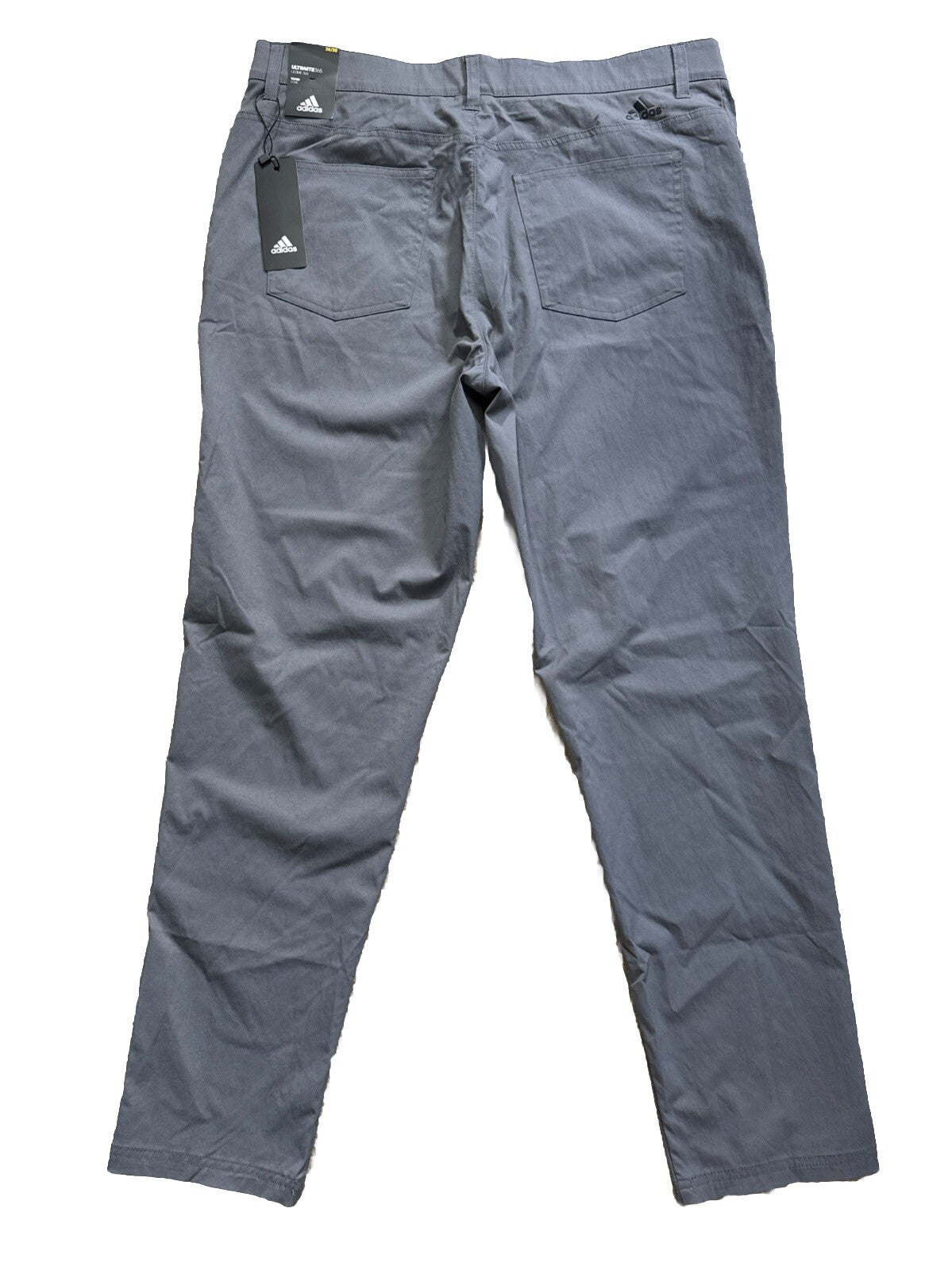 $80 ADIDAS Men's Ultimate 365  5-Pocket Tapered Golf Pants-Grey 5 -36W 30L-New