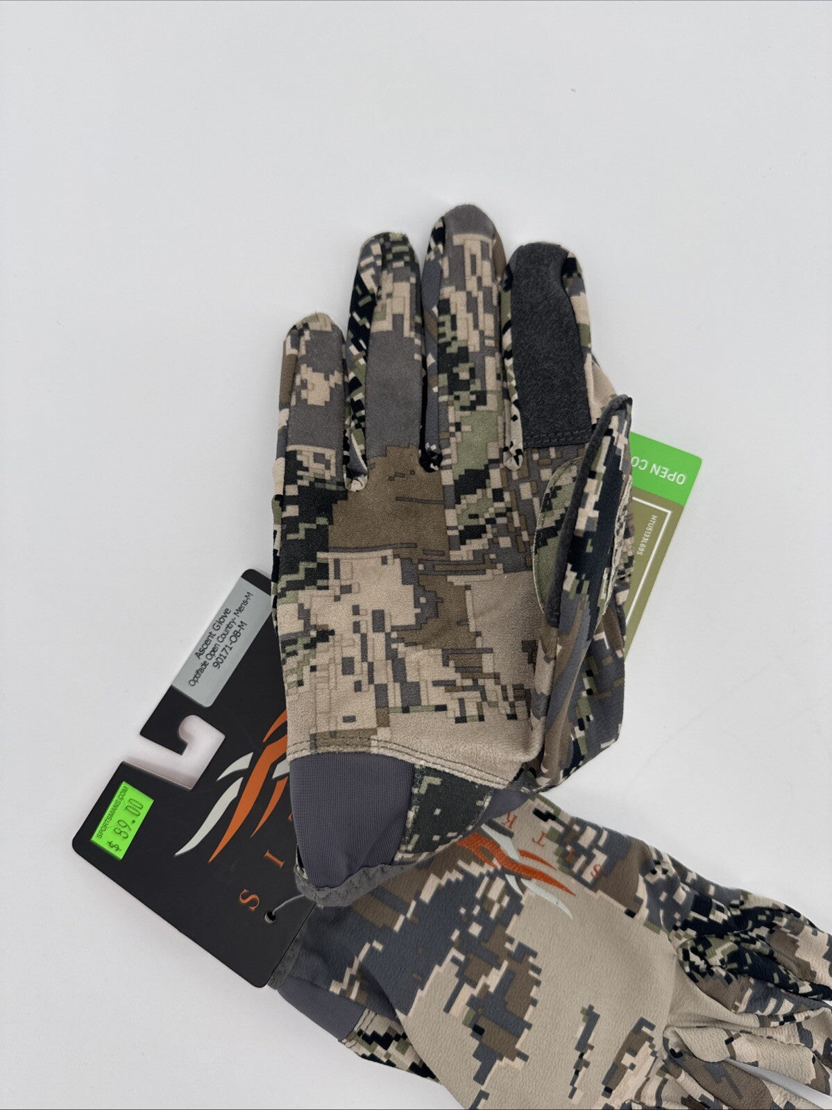 $89 Sitka Ascent Glove Optifade Open Country Medium 90171-OB-Medium- New Tags