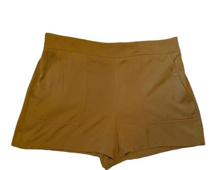 Nine West Women’s Midrise Patch Pocket Pull On Shorts -Destiny Green- Medium NWT