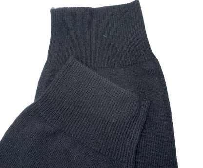 $295 Amicale Cashmere Women's Turtleneck Sweater - Black - Medium -New With Tag