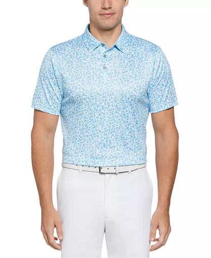 $68 PGA Tour Men's Short Sleeve Polo Shirt - Bright White - Medium - New