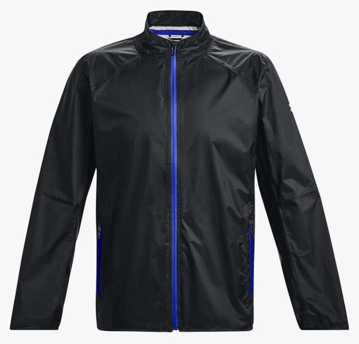 $180 Under Armour Men’s Impasse Repel Golf Rain Jacket - Black- Small - New Tag