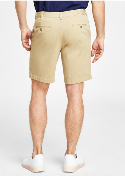 $55 CLUB ROOM Men’s Regular Fit 9" 4-Way Stretch Shorts- Beige Tan- 30” -New Tag