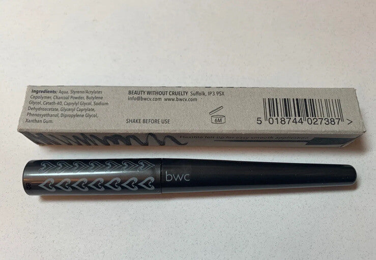 BEAUTY WITHOUT CRUELTY Ink Liner Felt Tip-BLACK - 0.28oz