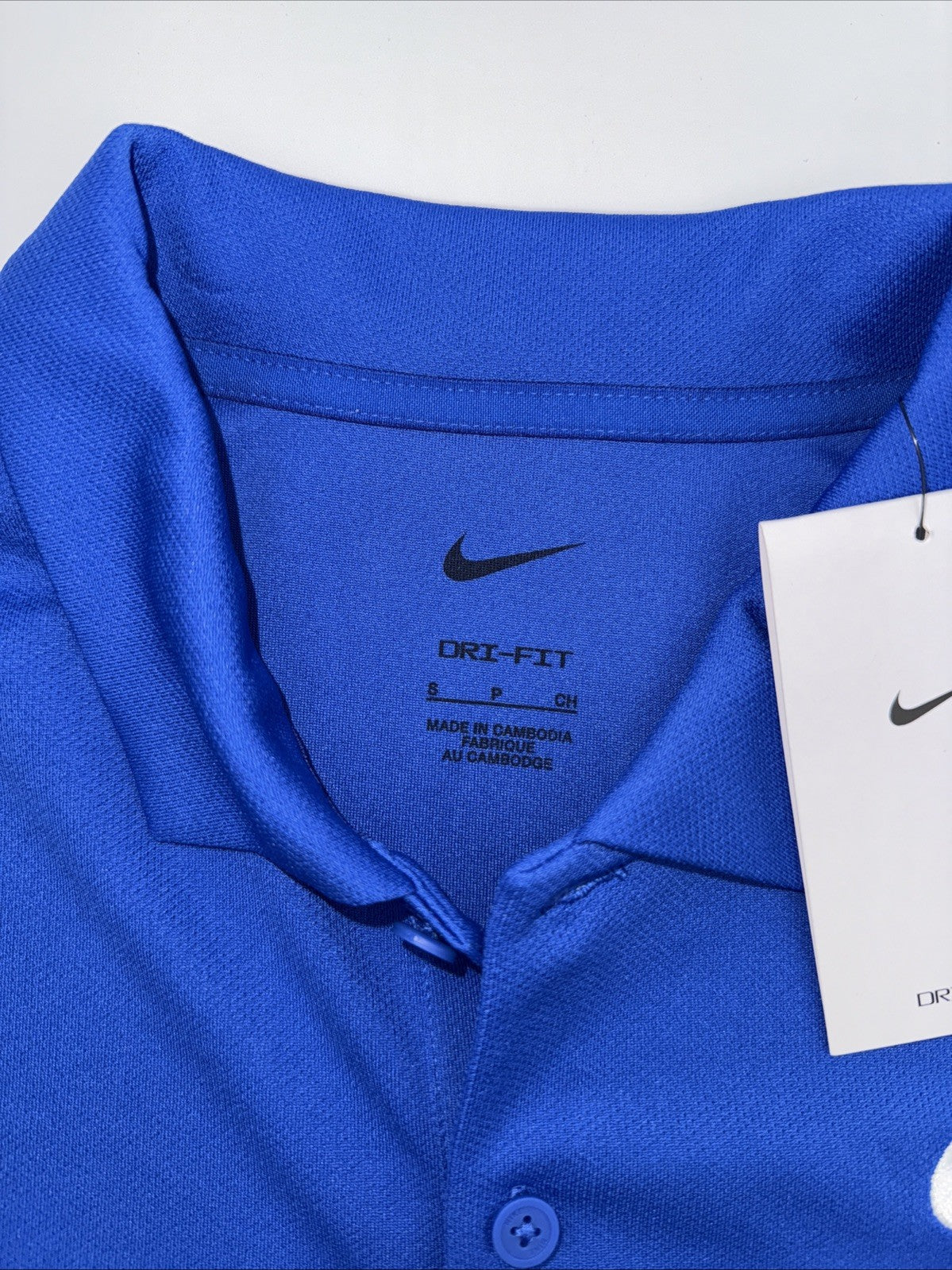 $50 Nike Men's Dri-FIT Short Sleeve Golf Polo FZ5646 -Royal Blue - Small - NEW