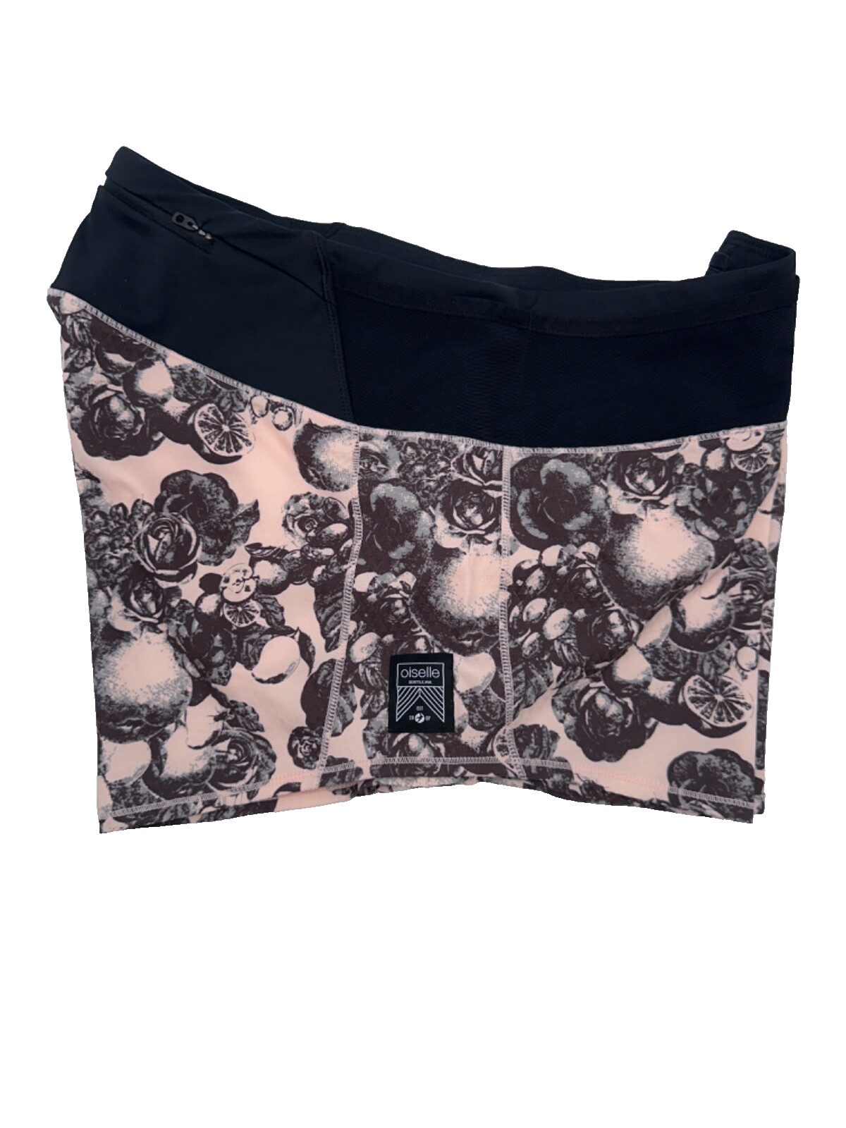 $62 Oiselle Women’s Toolbelt Roga Shorts - Rose Botanical - Size 8 - New