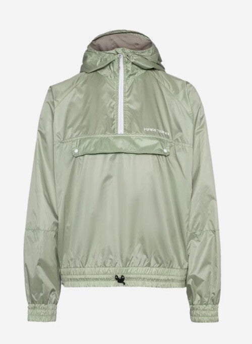 $120 Kari Traa Women’s Pauline Jacket Rain/Run Training-Slate Green- Medium- New