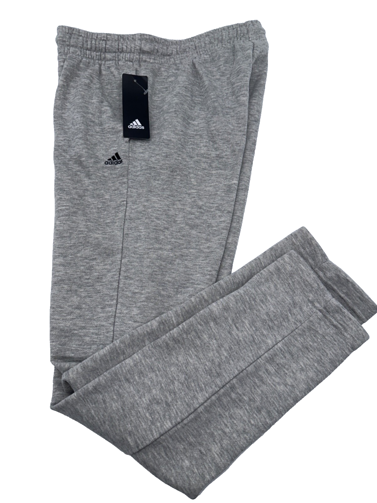 $45 Adidas Women's Fleece Sweatpants - ADVW0117 -Grey - Medium - New With Tags