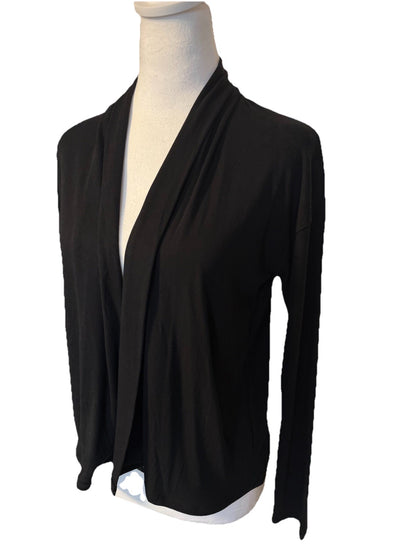 $89 Steve Madden Women’s-Soft Side Ribbed Knit Jacket Top- Black- Small-New Tag