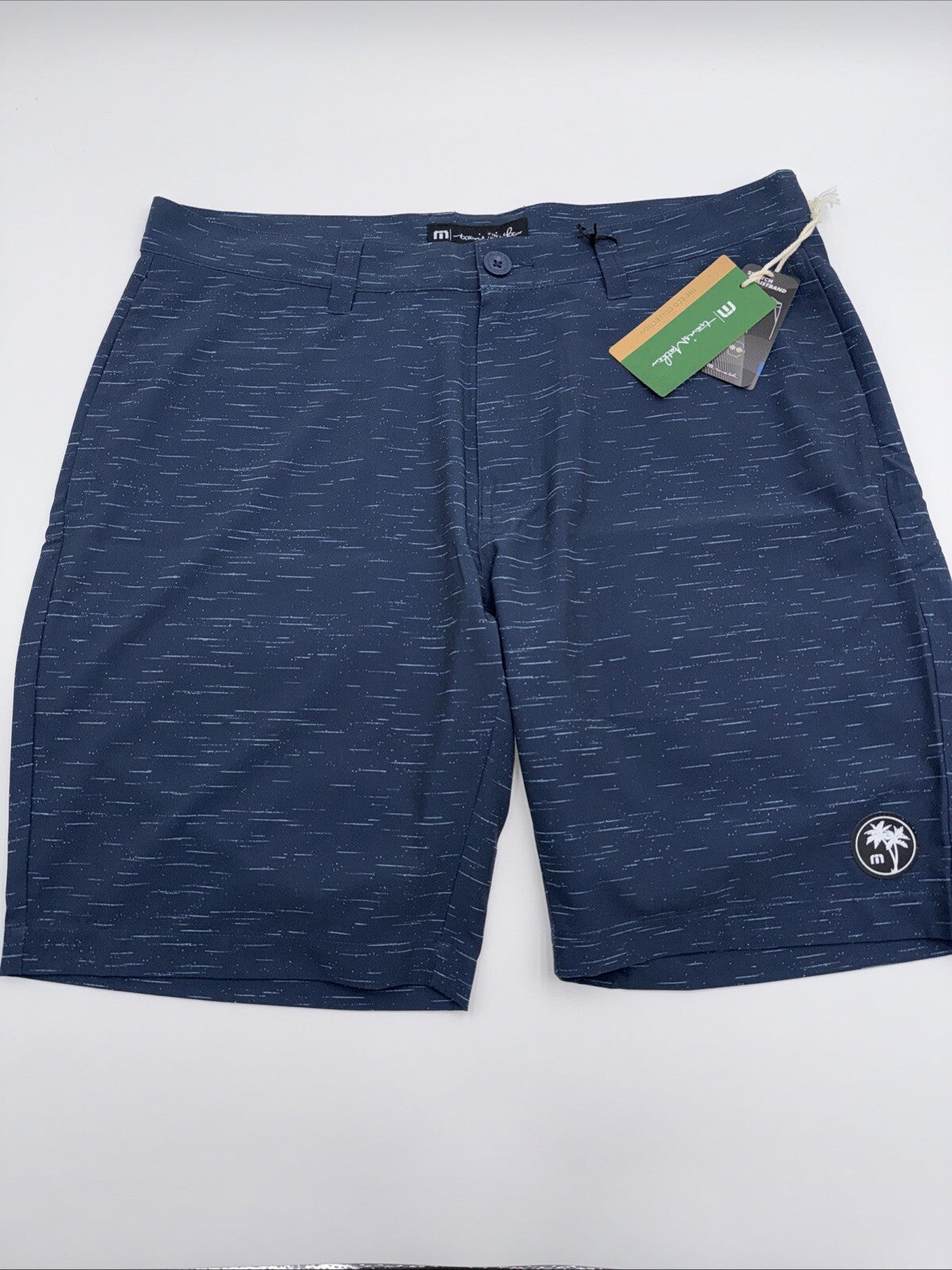 $89 Travis Mathew Men’s Solo Trip 9” Shorts - Dress Blues - 34W - NWT