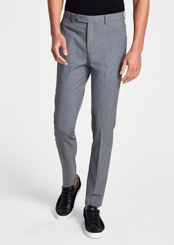 Calvin Klein Men’s Skinny Fit Jayden Dress Pants- Medium Grey -29Wx30L - New