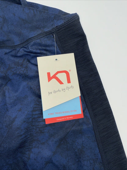 $100 Kari Traa Women’s Fierce Pants Tights - Royal Blue - Small - New With Tags