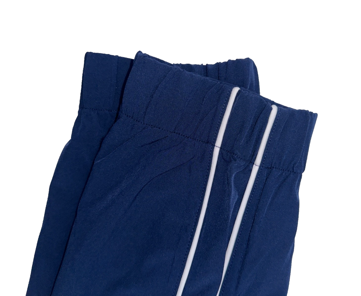 $78 YOGALICIOUS Women's Lightstreme Blake Joggers-Naval Academy/White-Medium-New