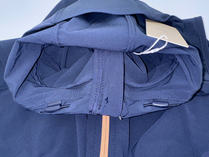 $170 Peter Millar Women’s Full-Zip Hooded Sleeveless Vest - Navy - Small- New