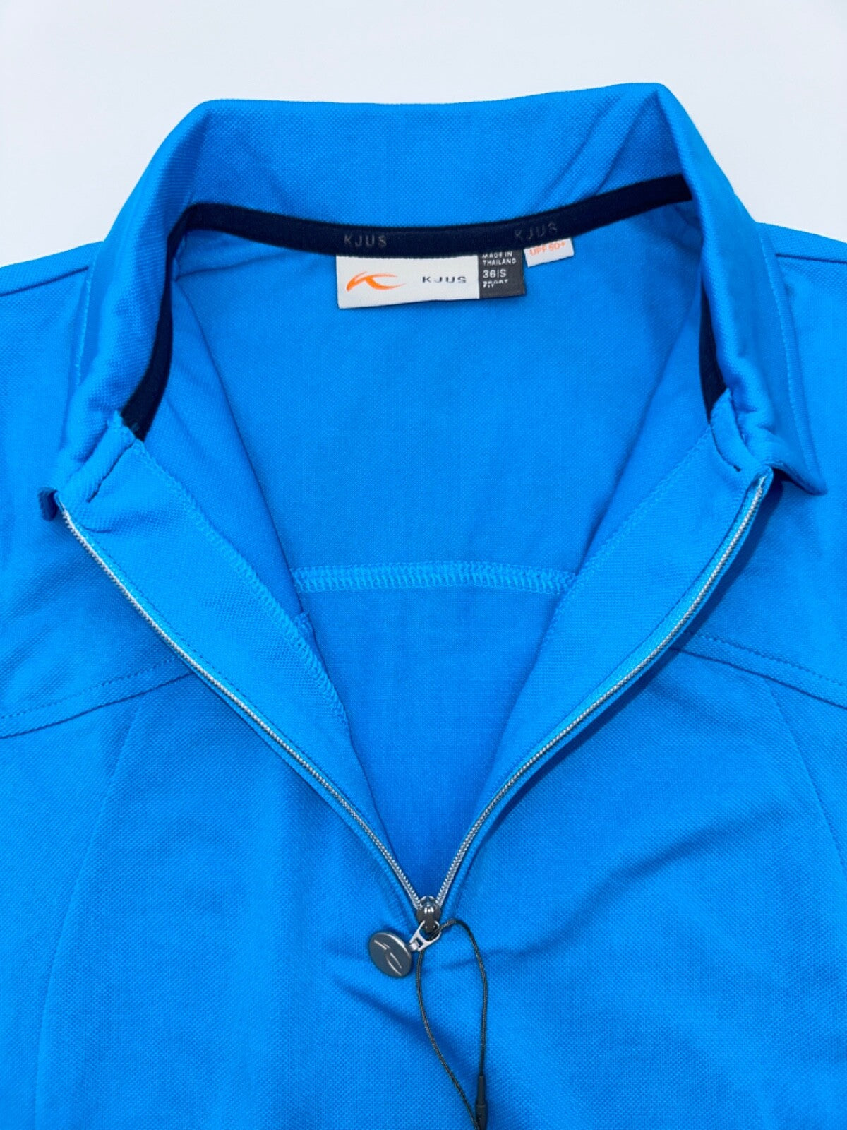 $99 Kjus Women's Callie Sleeveless Zip Polo - Blue - Size Small - New With Tag