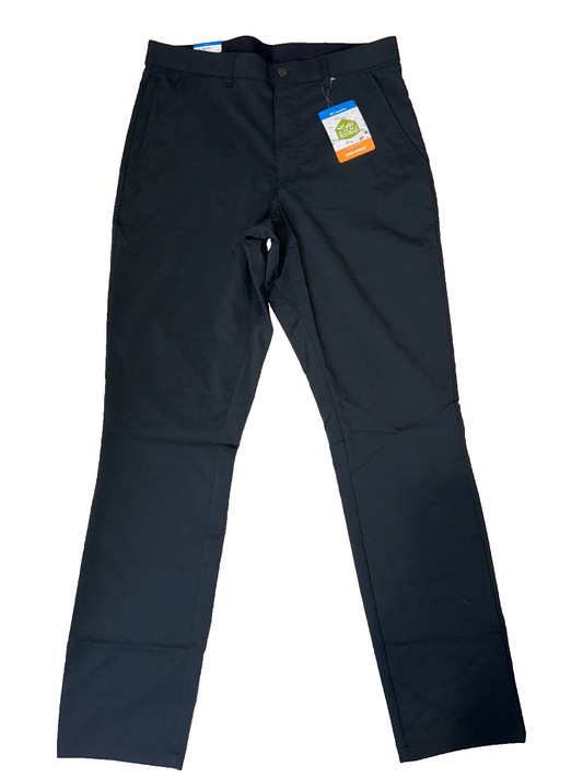 $50 Columbia Men's Chino Pants - AO5347010 - Black - 30W x 32L - New With Tags