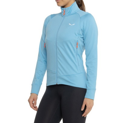 $140 Salewa Puez Women's PolarLite Jacket - Air Blue - Large - New With Tags