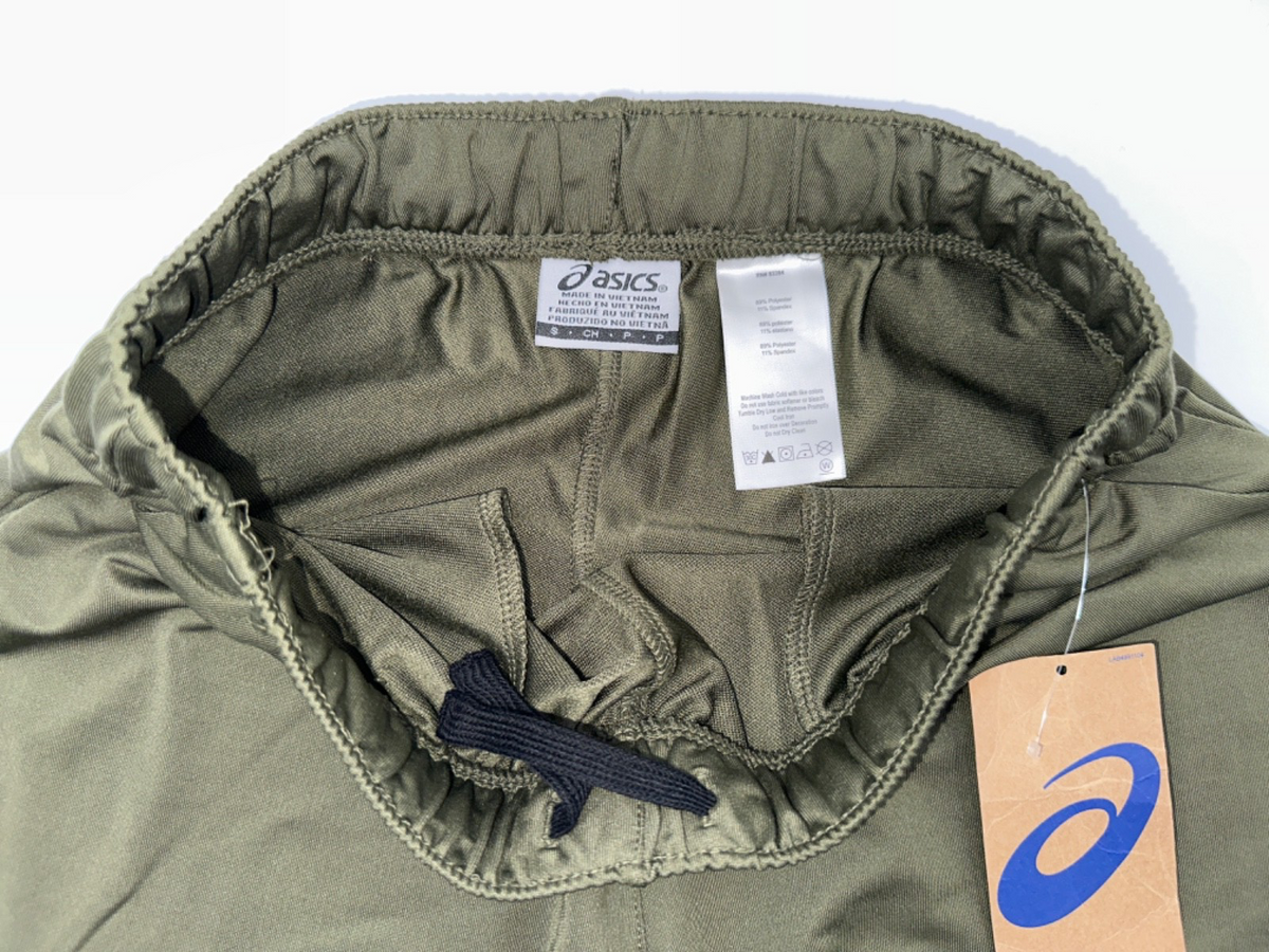 $45 Asics Men's French Terry Pant - ASTMPA2234 - Green - Small - New With Tags