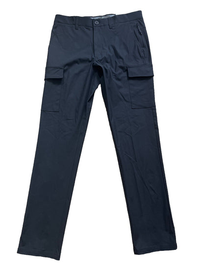 FLX Men’s Premium Slim Cargo Pants- Black- 32W 32L - New Tags