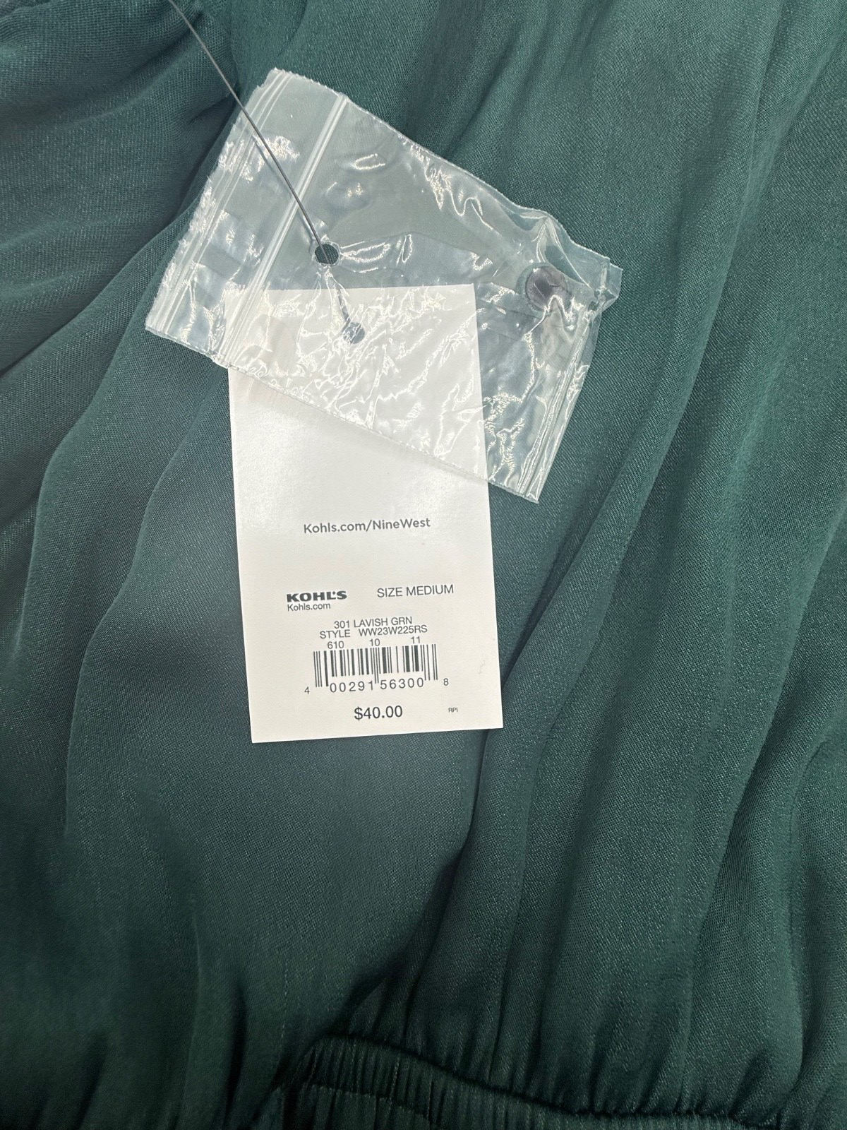 $40 Nine West Women’s- Halter Tank Top-Lavish Green- Medium-New Tag