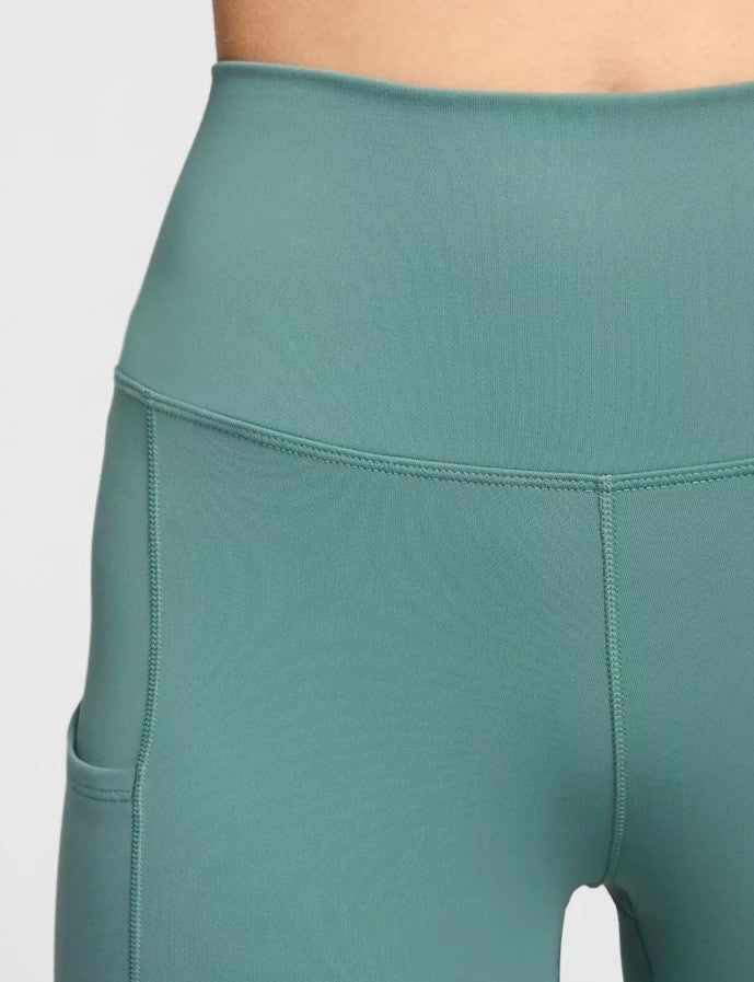 $60 Nike One Women's Bicoastal High-Waisted  7/8 Leggings-Green-XLarge-New Tag