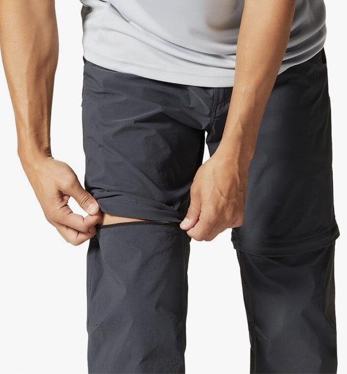 Mountain Hardwear Men’s Convertible Cargo Pants Outdoor Hiking-D.Grey-38Wx31L
