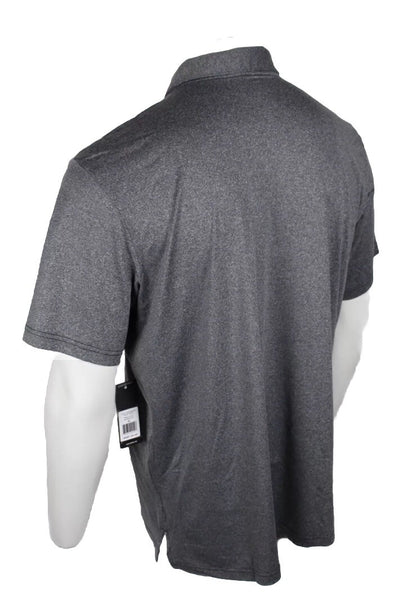 $65 Adidas Men's Golf Polo Ultimate UPF 50 Size XL Grey Heather ADVS20R773-Small