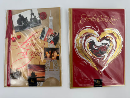 Lot Of 2 Niquea.D Dimensional Valentine's Day Greeting Cards- Upscaled Quality!