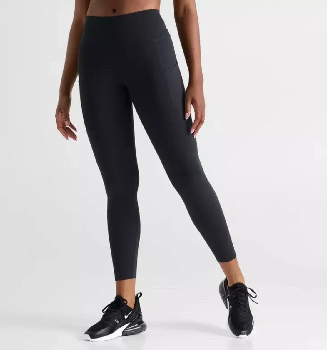 $60 Nike Women’s-One Dry Fit High Rise Tights FN3241-010 - Black- XLarge-New Tag