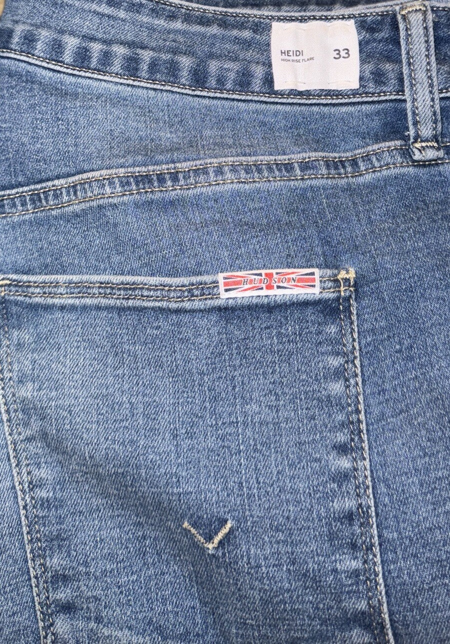 $215 Hudson Women’s Jeans- Heidi High Rise Flare- Scarlett- Size 33 NEW