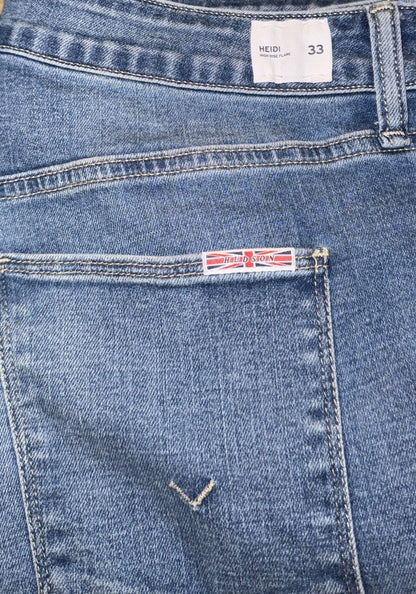 $215 Hudson Women’s Jeans- Heidi High Rise Flare- Scarlett- Size 33 NEW