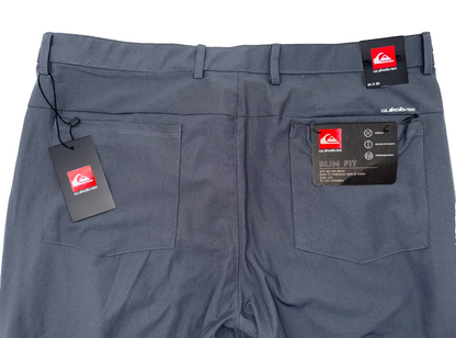 $78 Quicksilver Men’s Stretch Tech Woven Pants - Charcoal -Size: 32W x 30L -New