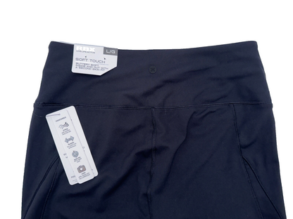 $68 RBX Women's Capri Leggings - CR60230 - Black - Large - New With Tags