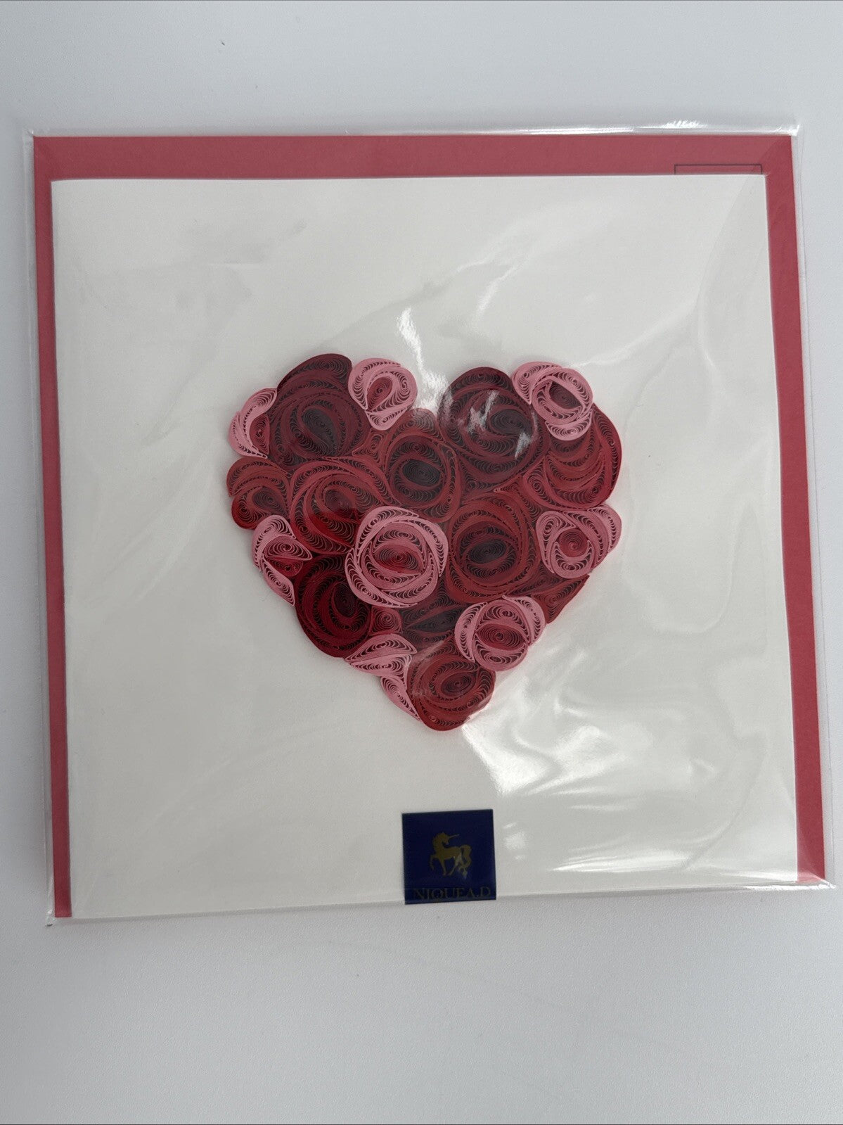 Lot Of 2 Niquea.D Dimensional Valentine's Day Greeting Cards- Upscaled Quality!