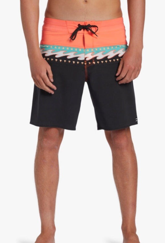 $60 Billabong Men’s Momentum Pro Boardshorts -  Orange/Black- Size: 34W- New Tag